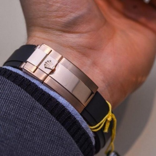 ヨットマスター 40 ブラック腕時計