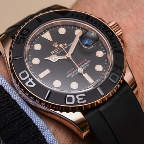 ヨットマスター 40 ブラック腕時計