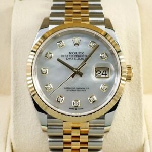 デイトジャスト 36 シェル文字盤 10Pダイヤモンド