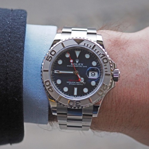 1699545138462249.jpg ヨットマスター 40 ブラック文字盤 腕時計