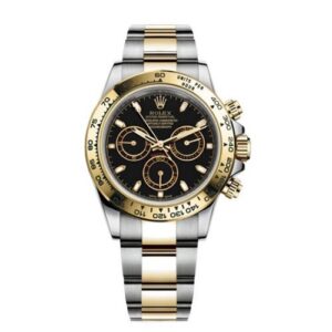 コスモグラフ デイトナ 黒文字盤 8Pダイヤモンド